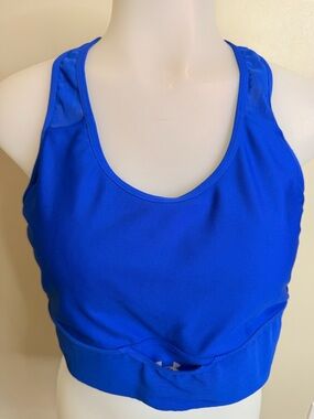 Under Armour Bright Blue Compression Sports Bra